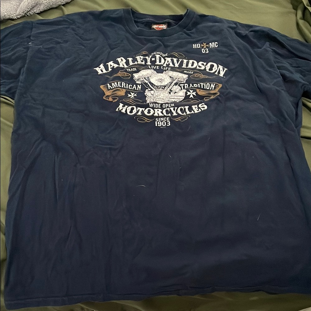 Harley-Davidson Navy Blue Men's Shirt